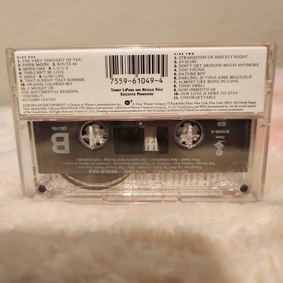 Unforgettable Natalie Cole opened cassette tape. - Picture 3 of 6